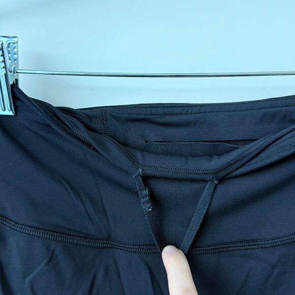 Lululemon Fast and Free High-Rise Leggings 23” Size 6 Black Nulux Running Yoga - Picture 11 of 12